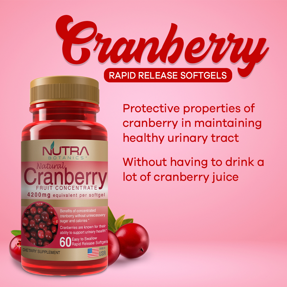 Cranberry Supplement Cleanse & Protect the Urinary Tract VitaminMalll